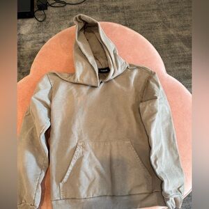 TALENTLESS Light Gray Hoodie with front pocket